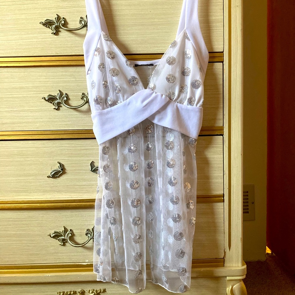 Sheer Sequin Camisole